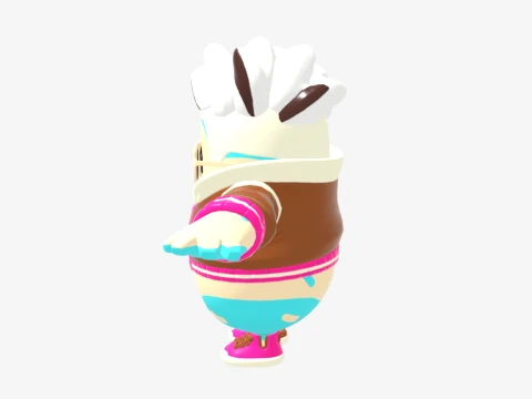 Lil Split Fall Guy - Fortnite 3D Model
