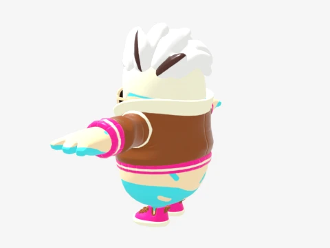 Lil Split Fall Guy - Fortnite 3D Model