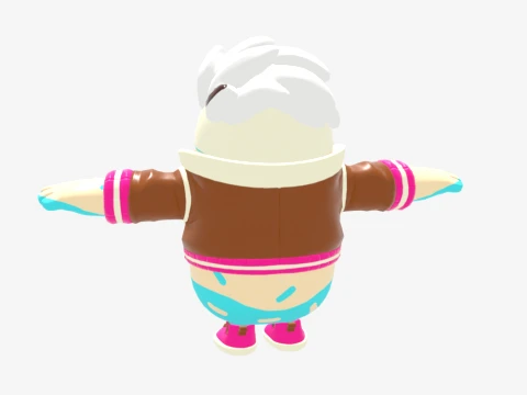 Lil Split Fall Guy - Fortnite 3D Model