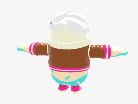 Lil Split Fall Guy - Fortnite 3D Model