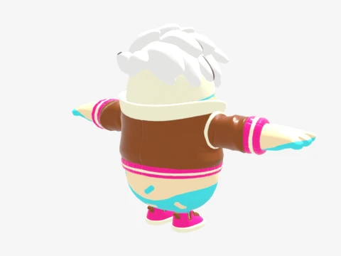Lil Split Fall Guy - Fortnite 3D Model