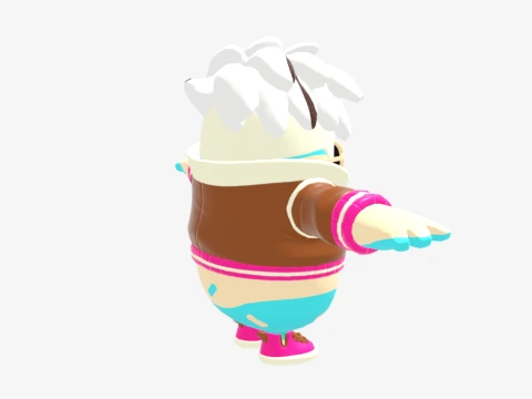 Lil Split Fall Guy - Fortnite 3D Model