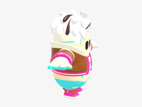 Lil Split Fall Guy - Fortnite 3D Model