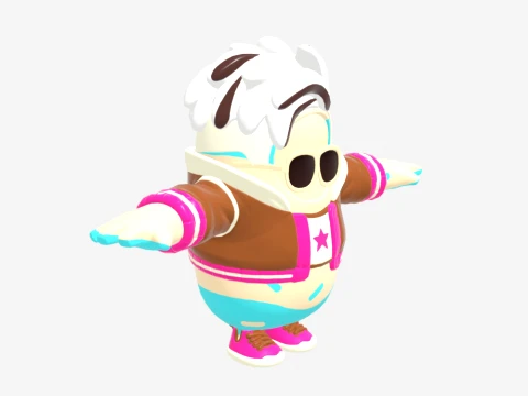 Lil Split Fall Guy - Fortnite 3D Model