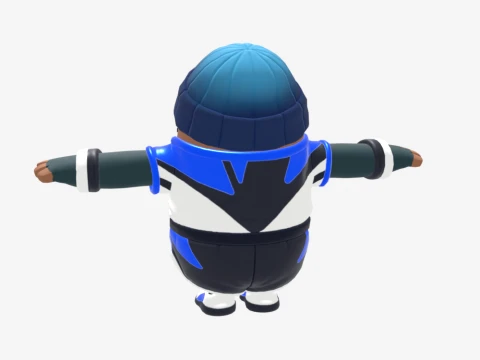 Point Patroller Fall Guy - Fortnite 3D Model