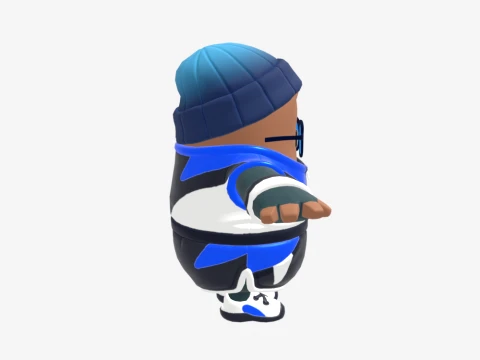 Point Patroller Fall Guy - Fortnite 3D Model