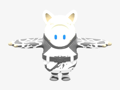 Volpez Fall Guy - Fortnite 3D Model