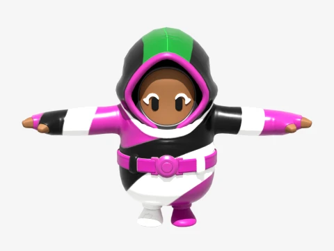 Dynamo Fall Guy - Fortnite 3D Model