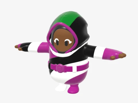 Dynamo Fall Guy - Fortnite 3D Model