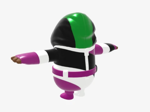 Dynamo Fall Guy - Fortnite 3D Model