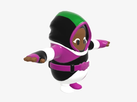 Dynamo Fall Guy - Fortnite 3D Model