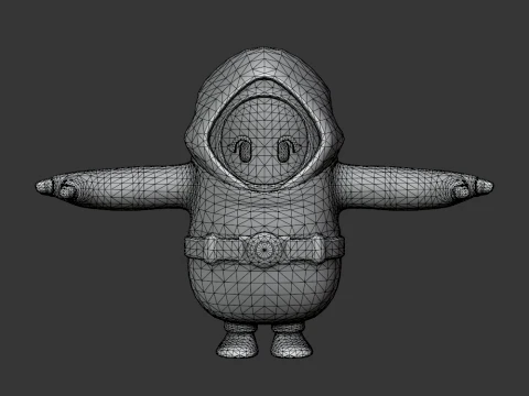 Dynamo Fall Guy - Fortnite 3D Model