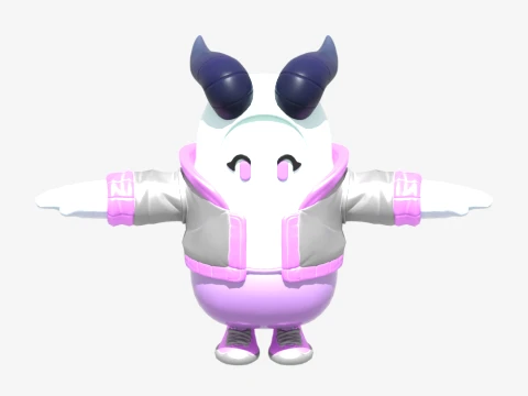 Pincera Fall Guy - Fortnite 3D Model