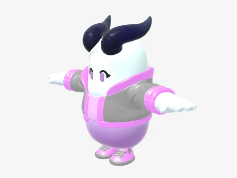Pincera Fall Guy - Fortnite 3D Model