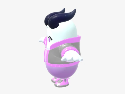Pincera Fall Guy - Fortnite 3D Model