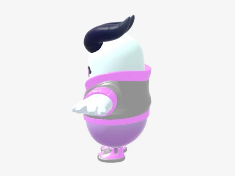 Pincera Fall Guy - Fortnite 3D Model