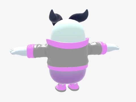 Pincera Fall Guy - Fortnite 3D Model