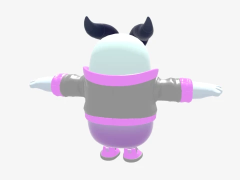 Pincera Fall Guy - Fortnite 3D Model