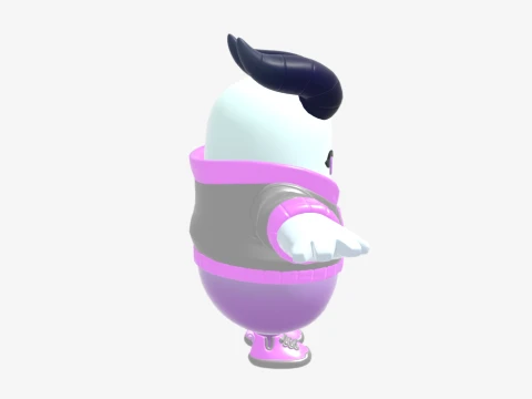 Pincera Fall Guy - Fortnite 3D Model