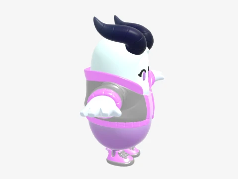 Pincera Fall Guy - Fortnite 3D Model