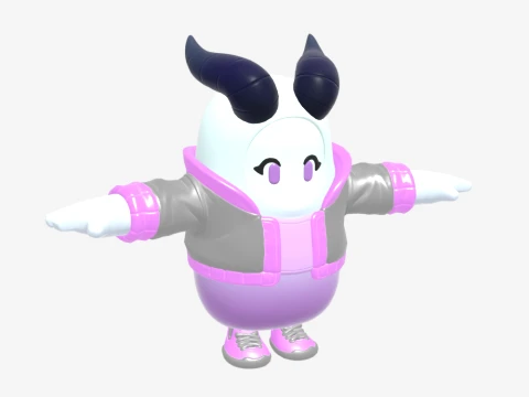 Pincera Fall Guy - Fortnite 3D Model