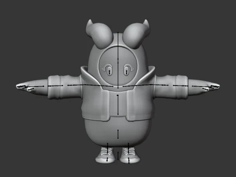 Pincera Fall Guy - Fortnite 3D Model
