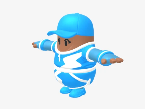 Froststorm Bomber Fall Guy - Fortnite 3D Model