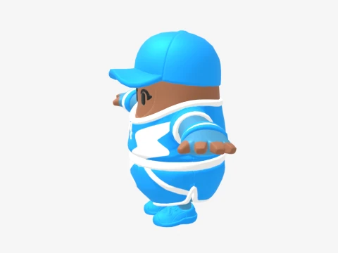 Froststorm Bomber Fall Guy - Fortnite 3D Model
