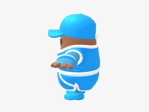 Froststorm Bomber Fall Guy - Fortnite 3D Model