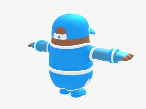 Froststorm Bomber Fall Guy - Fortnite 3D Model