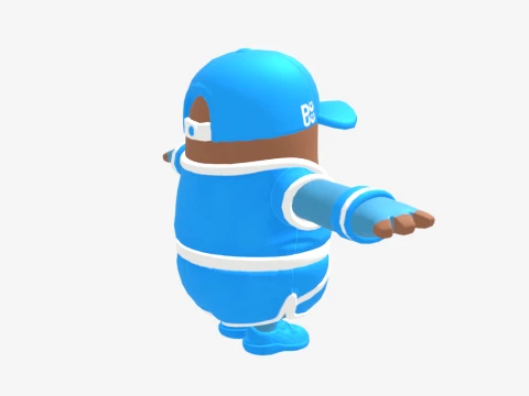 Froststorm Bomber Fall Guy - Fortnite 3D Model