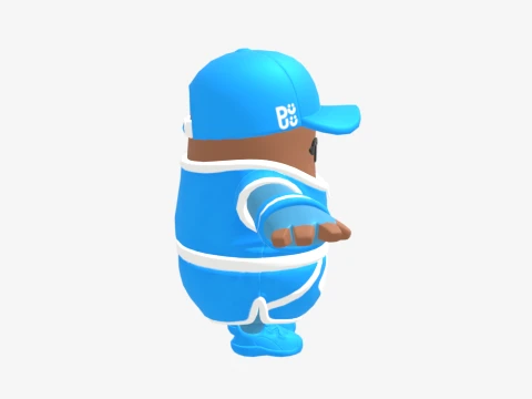 Froststorm Bomber Fall Guy - Fortnite 3D Model