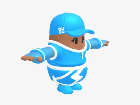 Froststorm Bomber Fall Guy - Fortnite 3D Model