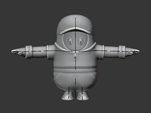 Froststorm Bomber Fall Guy - Fortnite 3D Model
