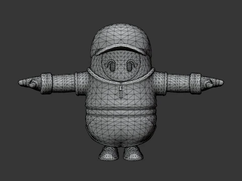 Froststorm Bomber Fall Guy - Fortnite 3D Model