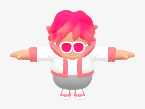 Valeria Fall Guy - Fortnite 3D Model