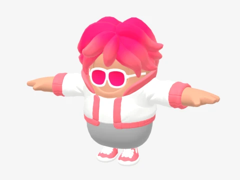 Valeria Fall Guy - Fortnite 3D Model