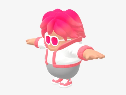 Valeria Fall Guy - Fortnite 3D Model
