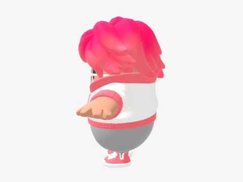 Valeria Fall Guy - Fortnite 3D Model