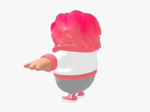 Valeria Fall Guy - Fortnite 3D Model