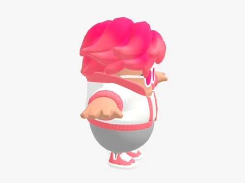 Valeria Fall Guy - Fortnite 3D Model