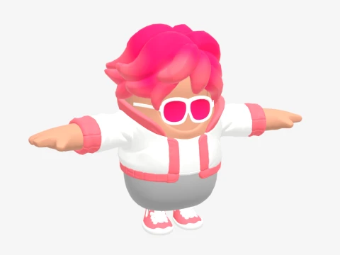 Valeria Fall Guy - Fortnite 3D Model