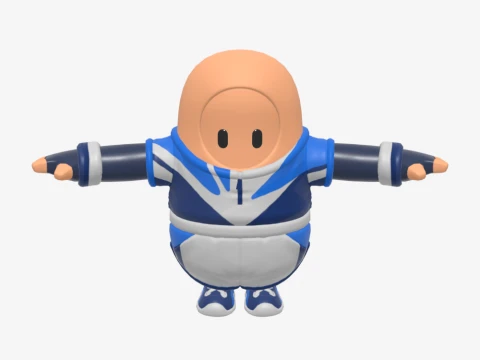 Gan Fall Guy - Fortnite 3D Model