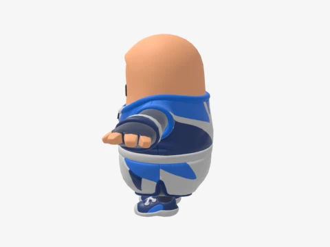 Gan Fall Guy - Fortnite 3D Model