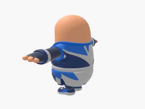 Gan Fall Guy - Fortnite 3D Model
