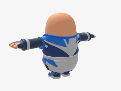 Gan Fall Guy - Fortnite 3D Model