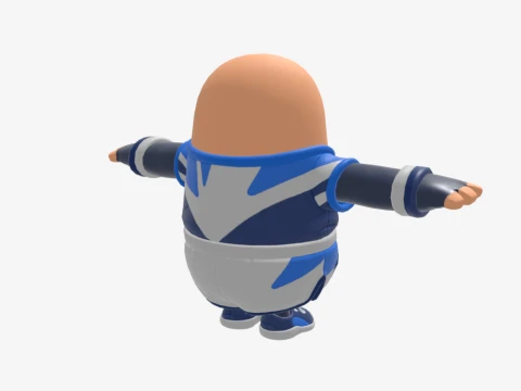Gan Fall Guy - Fortnite 3D Model