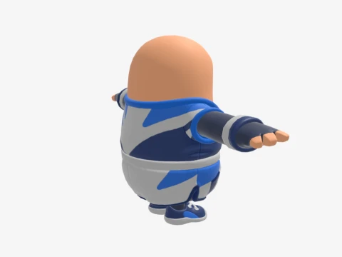 Gan Fall Guy - Fortnite 3D Model