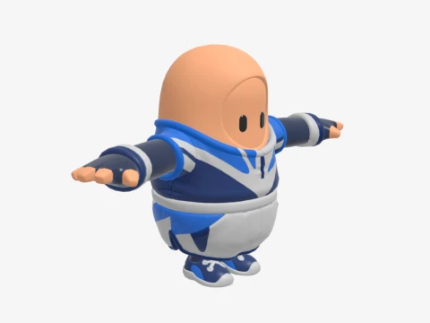 Gan Fall Guy - Fortnite 3D Model