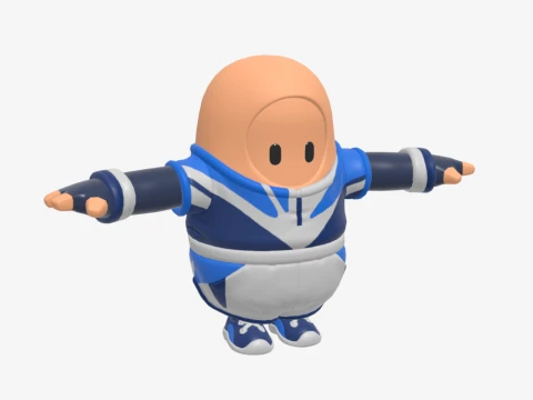 Gan Fall Guy - Fortnite 3D Model